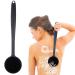 WLLHYF Back Scrubber Silicone Body Scrubber Long Handle Bath Shower Back Brush Body Exfoliator (Long Handle)