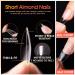 Gellen Short Almond Acrylic Nail Kit with 240Pcs Fake Nails and LED Nail Lamp - DIY Gel Nail Extension Kit with 3 in 1 Nail Glue Gel - Nail Art Tools and Decorations Included - Buy Online on GoSupps.com