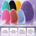Exfoliating Face Scrubber - Silicone Massager Brush for Deep Cleansing & Pore Care - Soft Bristles Yellow - Buy Online on GoSupps.com