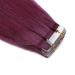 Buy SEGO Tape in Extensions - 20 Wefts Human Remy Hair Glue Hairpiece with Free 10pcs Tapes - Purple 14 (35cm) - 40G for International Shipping - Buy Online on GoSupps.com