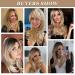HAIRCUBE Blonde Ombre Long Curly Wig with Bangs - Heat Resistant Synthetic Shoulder Length Wig for Women - Buy Online on GoSupps.com