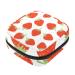 Napkin storage bag with strawberry point pattern portable for menstrual cups with zipper for teenagers girls women women color 7