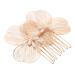 HONMEET Bridal Headwear Hair Clips for Wedding Hair Accessories Hair Pins Gold Hair Clips Hair Comb for Bride Metal Hair Comb Womens Headpiece Bridal Hair Clips Zinc Alloy