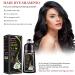 Black Hair Dye Shampoo - 4 in 1 Gray Coverage for Men & Women | Natural Plant-Based Formula | 500ml - Buy Online on GoSupps.com