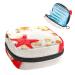 GIAPB Period Bag Sanitary Napkin Storage Bag Period Pouch Travel Makeup Bag Beach Seashell Picture Color5240