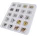 FEIlei Halloween Skull Nail Charms Nail Skeleton Charms 3D Spiders Nail Rhinestones - Buy Online on GoSupps.com