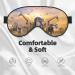 Vintage Wildlife Protection Print Sleep Eye Mask | Soft Eyeshade for Travel & Night Sleep - Buy Online on GoSupps.com