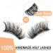 Cat Eye Wispy Half Lashes - 10 Pairs Short False Eyelashes TB02 (6-10mm) - Buy Online on GoSupps.com