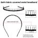 Zhanmai 10-Piece Unisex Metal Teeth Comb Hairbands - Stylish Black Hair Accessories - Buy Online on GoSupps.com
