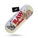RAW X Boo Johnson Skate Deck Tray Large Rolling Tray | Skateboard Shaped Rolling Tray with Curved Edges to Keep Material on Your Tray and not Your Lap