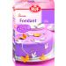 Ruf Fondant Lila suitable for shaping figures flowers and letters modeling fondant roll fondant without palm oil gluten -free and vegan 250g 250 g (1 Pack) purple