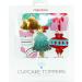 Holly Jolly Christmas - Cupcake Toppers & Wrappers 12 ct | Christmas Cake Toppers | Christmas Party Decorations | Christmas Dessert Table Decorations - Buy Online on GoSupps.com