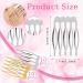 Prasacco 20-Piece Metal Side Combat Hair Feasts - Small Hair Clips & Jewelry for Fine Hair Perfect for Weddings & Special Occasions - Buy Online on GoSupps.com