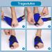 Hallux Valgus Correction Rail - Pain Relief & Toe Alignment Bandage for Men & Women - Blue Left - Buy Online on GoSupps.com