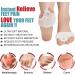 Toe Spacers & Separators - Soft Gel Metatarsal Pads for Morton's Neuroma Blisters & Hammer Toe - 4 PCS Breathable Big Toe Stretcher - Buy Online on GoSupps.com