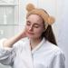 Puffy Makeup Headband Spa Headbands for Women Cute Bear Ears Skincare Headband Funny Snail Headband Hair Band for Washing Face Makeup Removal Shower Facial Mask - Buy Online on GoSupps.com