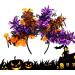 Halloween Headbands | Pumpkin Ghost Bat Skeleton Colorful Wool Strips Halloween Hair Bands - Favors Halloween Accessories for Adults Cosplay Dress Up - Buy Online on GoSupps.com
