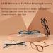 Luff Reading Glasses for Men & Women - Blue Light Blocking Computer Glasses Round Oversized with Spring Hinges - 4 Pack Mix Colors 2.0x 33 Dioptria - Glare Protection for Gaming & Visual Comfort - Buy Online on GoSupps.com