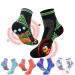 Yorlary HIGHERSOCKS 2023 Far Infrared Schorl Titanium Ion Heightening Booster Socks Tourmaline Slimming Health Sock Women Men L(40-44) Mixed 5 Colors