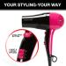 Remington Compact Styler - Portable 1875W Hair Dryer with Ceramic Technology 2 Heat Settings & Cool Shot - Perfect Travel Size Blow Dryer - Buy Online on GoSupps.com