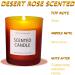 Scented Candles Gifts for Women | Natural Soy Wax Rose Aromatherapy Candles for Home | Perfect for Valentine's Birthdays & Mother s Day - Buy Online on GoSupps.com