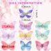 Geosar 20-Piece Colorful Butterfly Hair Clips for Kids & Women | Glitter Hair Accessories for Carnival - Buy Online on GoSupps.com