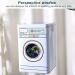 Washing Powder Storage Tin Powdered Laundry Detergent Container Iron Construction Washing Machine Modeling with Perspective Window for Storage - Buy Online on GoSupps.com
