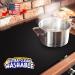 Large Magnetic Induction Cooktop Protector Mat - Anti-strike & Anti-scratch Glass Top Stove Cover - Silicone Mat for Electric Stove - Buy Online on GoSupps.com