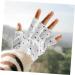FRCOLOR Fingerless Anti UV Glove Pairs nail gloves nail art hand gloves for protection protective gloves protection gloves for manicures gel manicure UV gloves UV glove for gel - Buy Online on GoSupps.com