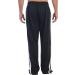 Gioberti Men's Track Running Athletic Pants - Elastic Waist, Zip Bottom - Black/White (Large) - Buy Online on GoSupps.com