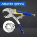 YZS Upgraded Version Snap Pliers Fastener Tool Kit Snap Installation Set Hand Tools for Fastening  Replacing Metal Snaps  Repairing Boat Covers  Canvas  Sewing  Tarps Blue+Yellow - Buy Online on GoSupps.com