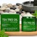 Tea tree oil foot cream with aloe vera extract 50g repairing foot cream moisturizing smoothing and nourishing for all seasons multi-purpose for feet - Buy Online on GoSupps.com