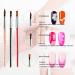 AUERVO 8PCS Nail Art Brushes and Pens for DIY Nail Art Design - Glitter Handle, Crystal Pen Holder - Buy Online on GoSupps.com