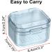 SUMTree Dental Container Case Orthodontic Denture Storage Box Retainer Container Box with Cleaning Basket and Brush Mouth Guard Case with Strainer for Daily Travel Cleaning Blue - Buy Online on GoSupps.com
