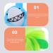 FOMIYES 4pcs Kids Bath Sponge - Funny Animal Shape Body Scrubber for Children | Perfect for Bath Time Fun - Buy Online on GoSupps.com