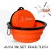 Petsation Foldable Dog Bowl - 350ml Portable Water & Food Bowl for Dogs - Ideal for Travel & Everyday Use - Original Blue Design - Buy Online on GoSupps.com