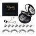 Magnetic Eyelashes without Eyeliner  3 Pairs Natural Looking Magnetic Lashes without Eyeliner  3D Effect Reusable Waterproof Fake Eyelashes with Tweezers  Easy to Wear  No Glue Needed