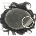 HairNotion Real Hair Toupet for Men - Swiss Tip NPU Wig Hair Part 7x9 Inch - Black 1B | Premium Hair Replacement System - Buy Online on GoSupps.com