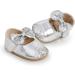 RVROVIC Baby Girl Sparkly Princess Moccasins | Soft Sole Prewalker Girls Shoes 6-12 Months - Silver - Buy Online on GoSupps.com