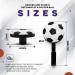 Doja Barcelona | Children's Furniture Buttons & Wall Hooks | 8 Ball Design | Rubber & Zinc Aluminum - Football Theme - Buy Online on GoSupps.com
