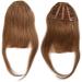 Clip in Fringe Clip in Bangs Clip In Bangs Hair Front Neat Fringe Hand Tied Straight Bangs Clip On Hairpiece (Color : #613) - Buy Online on GoSupps.com