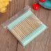 Rtengtunn 100pcs Double Head Cotton Swabs - Cosmetic Makeup & Ear Bud Cleaning Tools - Blue - Buy Online on GoSupps.com