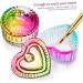 FRCOLOR 10 Pcs colorful crystal cup acrylic nail brush Rainbow Glass Crystal Acrylic dappen dishes monomer glass cups with lid dappen dish for acrylic nails glassware Nail supplies liquid - Buy Online on GoSupps.com