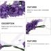 minkissy Flower Headband Lavender Flower Garland Lavender Headband Flower Crown Lavender Headpiece for Beach Vacation (Light Purple) - Buy Online on GoSupps.com