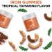 Droppels Iron Gummies 18mg for Women and Men Vegan Plant-Based Iron Supplement | Supports Energy & Blood Health | Pectin-Based Non-GMO Gluten & Gelatin Free | Tamarind Flavor 60 Count - Buy Online on GoSupps.com