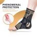 Lusenone Copper Ankle Brace Support (Pair) - Best Compression Sleeve for Plantar Fasciitis, Sprained Ankle, Achilles Tendon - Pain Relief & Recovery - Medium (Pack of 2) - Buy Online on GoSupps.com