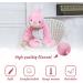 Doladola Baby Animal Hooded Onesie Toddler Jumpsuit in Pink Rabbit | 18-24 Months - Buy Online on GoSupps.com