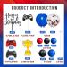UFROMSKY 28pcs Video Game Cake Topper Headset Cake Topper Game Console Controller Cake Topper with Colorful Balls Trophy balloons for Video Game Themed Party Boys Teens Birthday Party - Buy Online on GoSupps.com