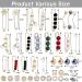 35 Pcs Double Faux Pearl Brooch Set for Women - Fashion Cover Up Buttons & Clothing Decoration Accessory - Buy Online on GoSupps.com