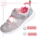 Stylish Girls' Glitter Sneakers | Children's Sports & Running Shoes with Velcro | EU Size 22 - Perfect for Indoor & Outdoor Fun! - Buy Online on GoSupps.com